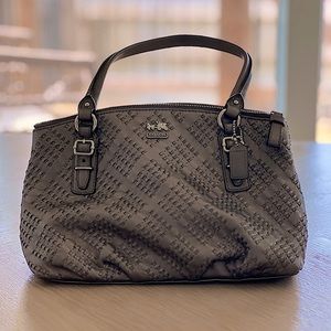 Coach grey purse- perfect condition